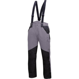 pantalon multifunctional cu bretele / gri - l